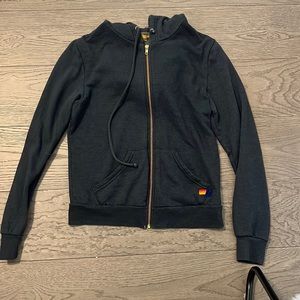 Aviator nation bolt zip up size small